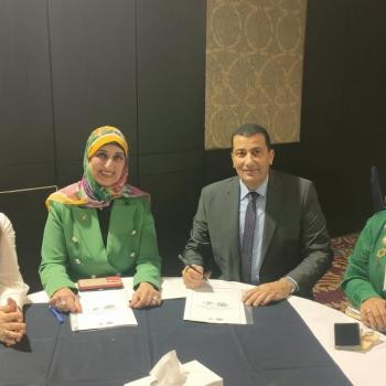 كلية السياحة والفنادق توقع بروتوكول تعاون معالمعهد العالي للدراسات النوعية نزلة البطران
